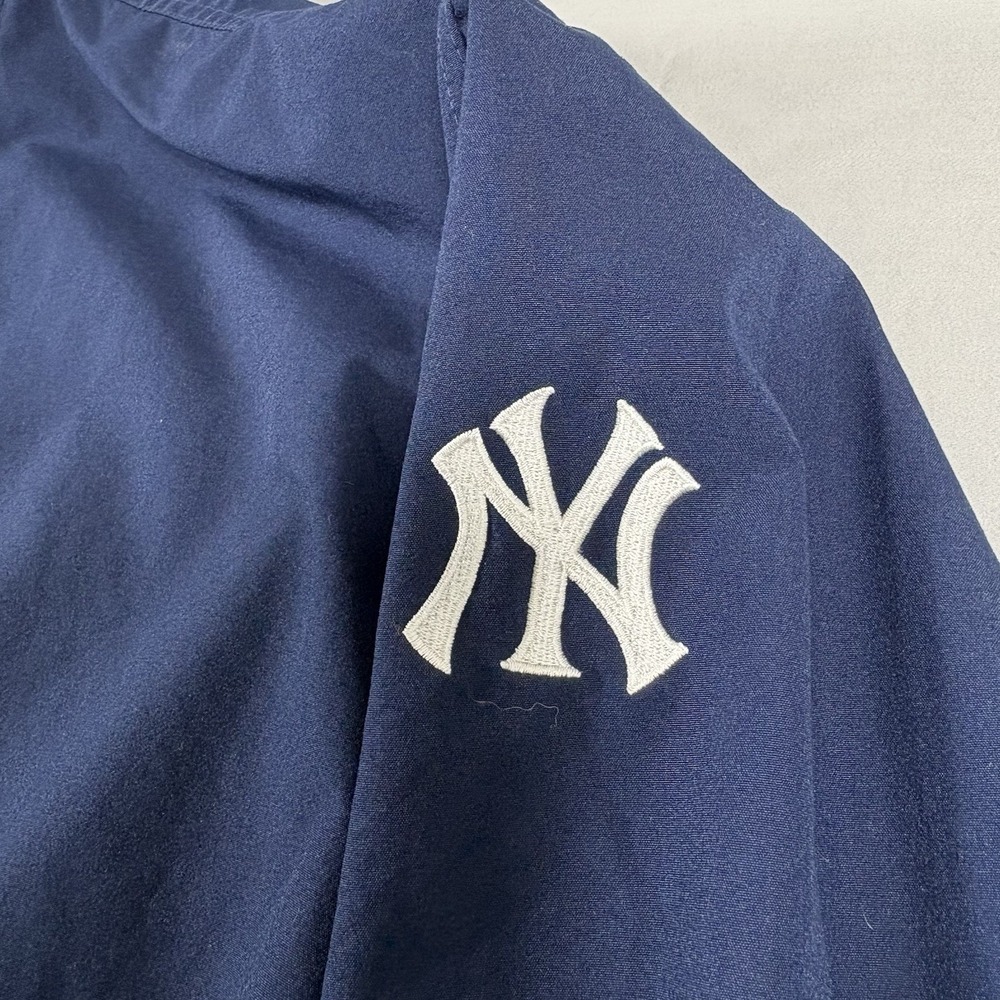 Vintage Y2K Nike New York Yankees Center Swoosh Dugout Pullover Jacket Mens XXL - Picture 4 of 14